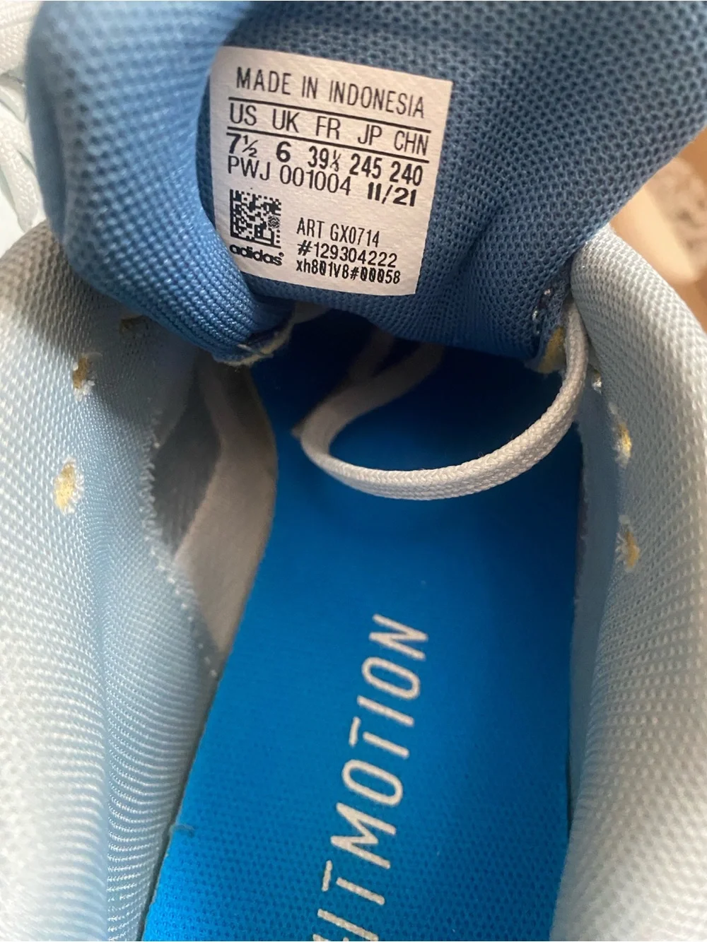 adidas Women's Light Blue Running Sneakers